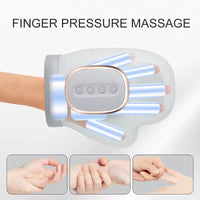 Hand Massager with Airbag Compression Finger Wrist Palm Massage Machine Vibration Glove for Vibration Kneading Finger Relax