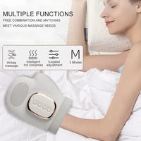 Hand Massager with Airbag Compression Finger Wrist Palm Massage Machine Vibration Glove for Vibration Kneading Finger Relax