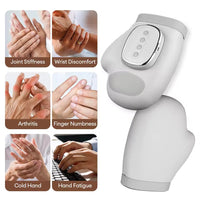 Hand Massager with Airbag Compression Finger Wrist Palm Massage Machine Vibration Glove for Vibration Kneading Finger Relax