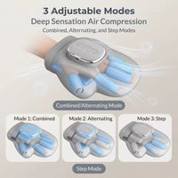 Hand Massager with Airbag Compression Finger Wrist Palm Massage Machine Vibration Glove for Vibration Kneading Finger Relax