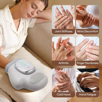 Hand Massager with Airbag Compression Finger Wrist Palm Massage Machine Vibration Glove for Vibration Kneading Finger Relax